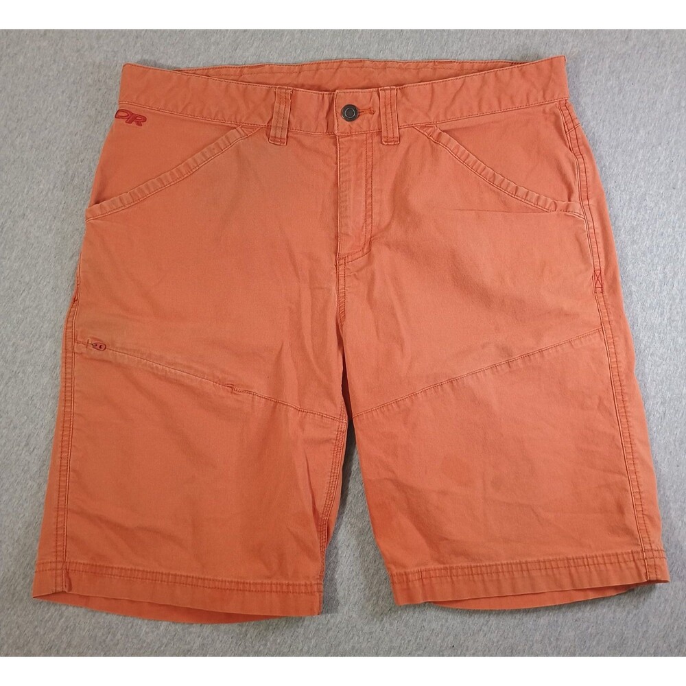 Outdoor Research Wadi Rum Shorts Men's 35  Orange Hiking Mountains Performance